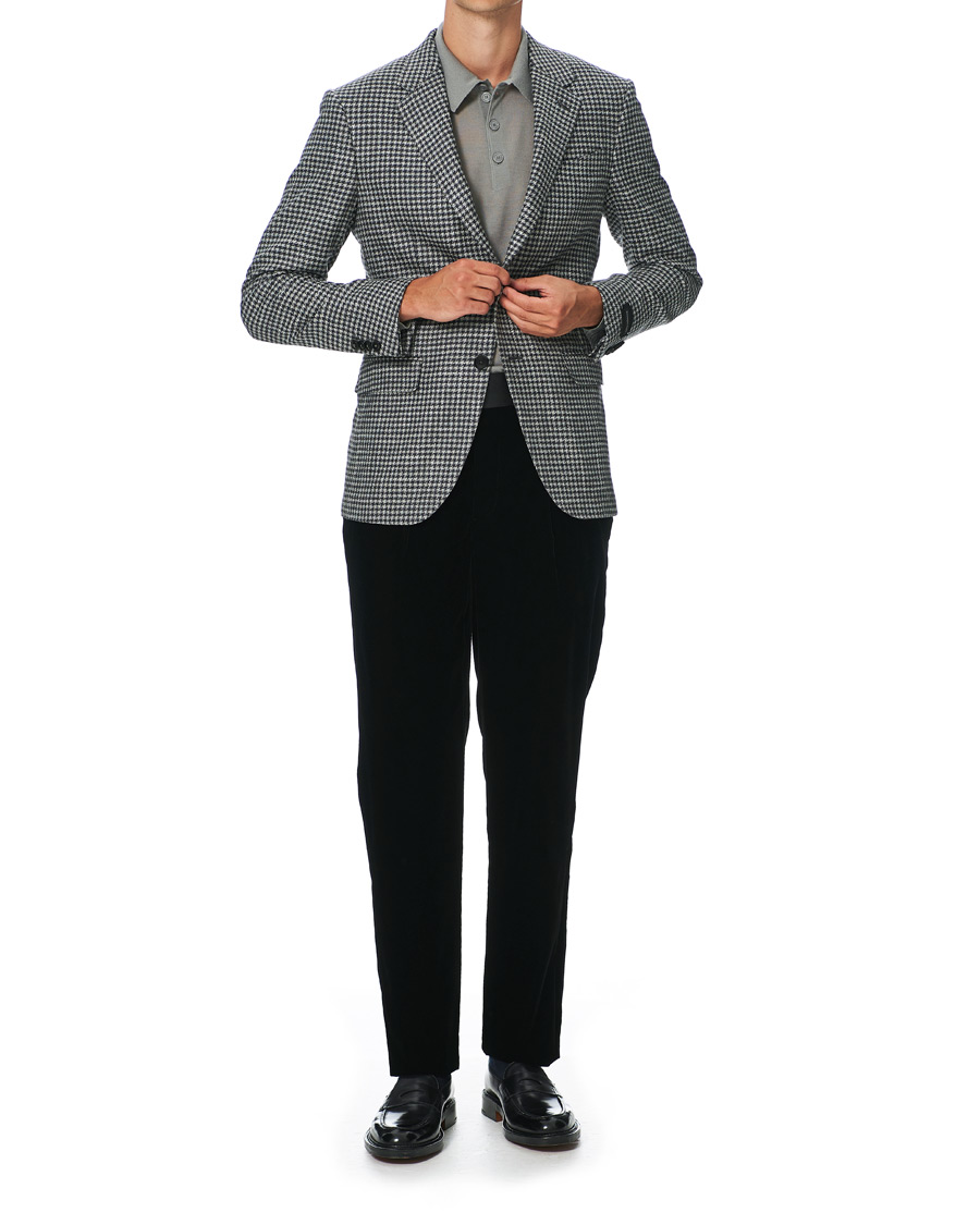Homme | Pantalons | Giorgio Armani | Velvet Evening Trousers Black