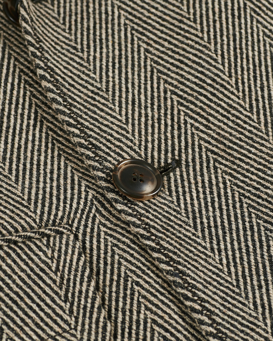 Homme | Manteaux Et Vestes | Giorgio Armani | Wool Chevron Peacoat Grey