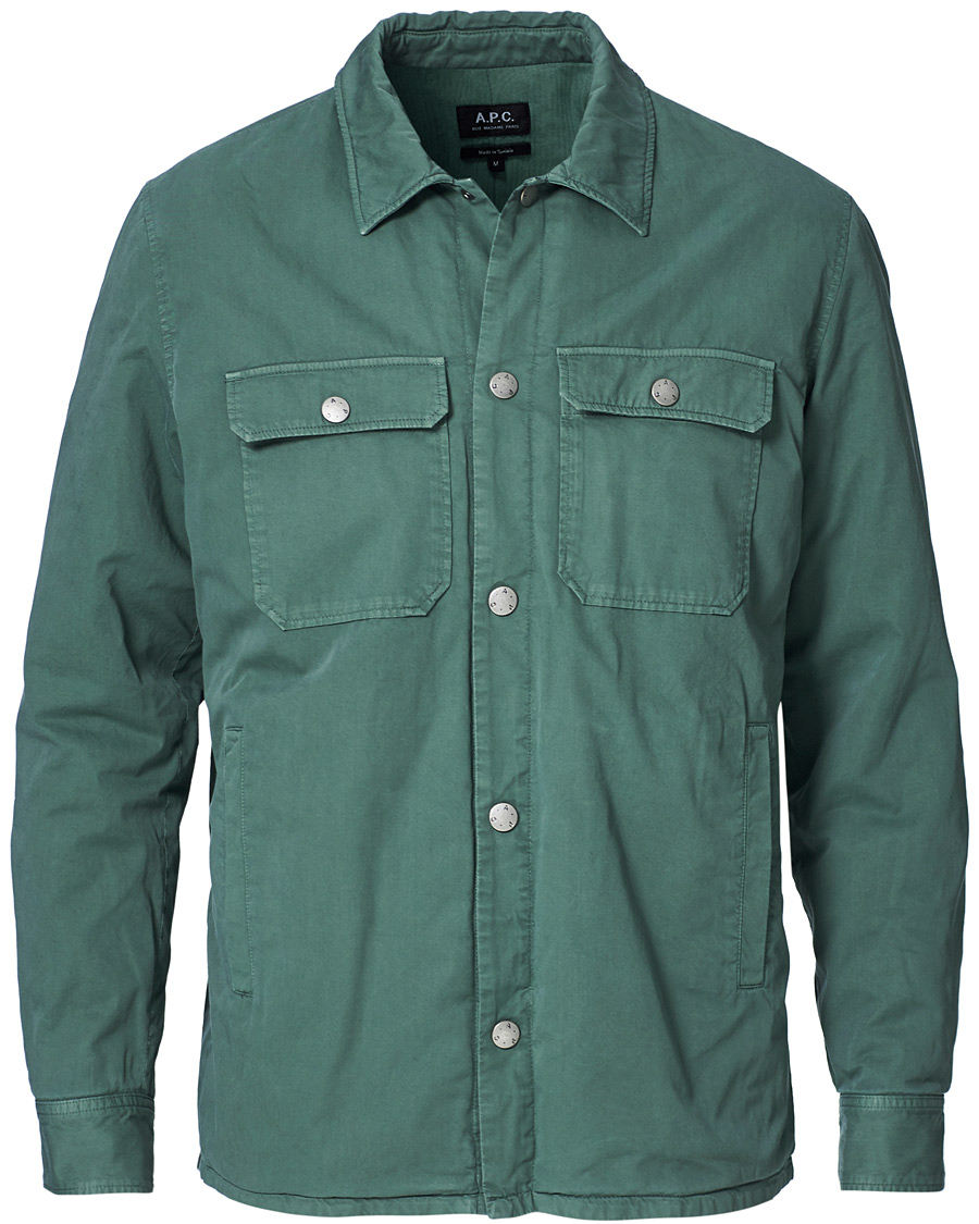 Homme | Manteaux Et Vestes | A.P.C. | Chino Cotton Overshirt Military Khaki