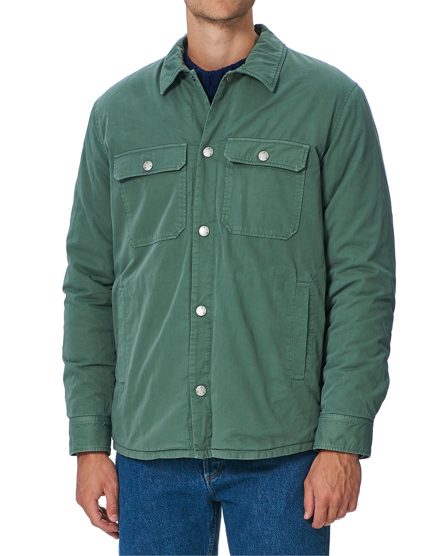 Homme | Manteaux Et Vestes | A.P.C. | Chino Cotton Overshirt Military Khaki