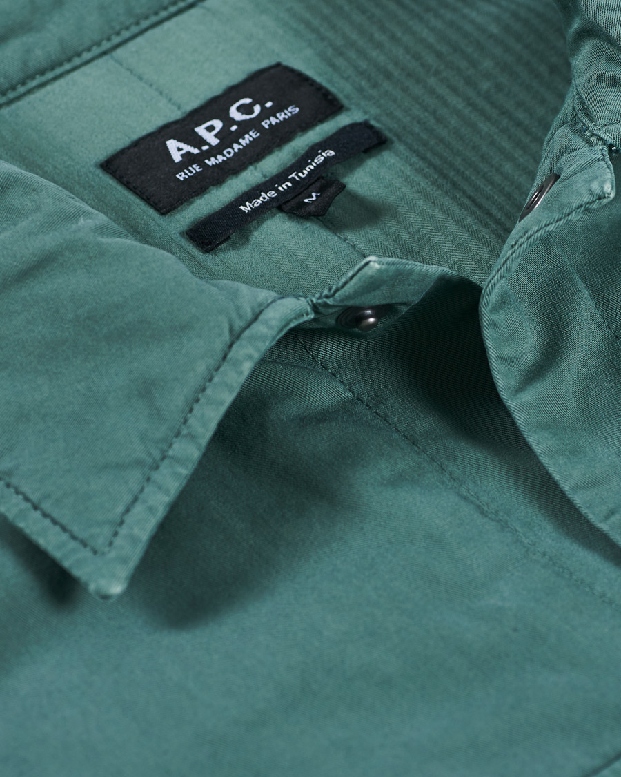 Homme | Manteaux Et Vestes | A.P.C. | Chino Cotton Overshirt Military Khaki