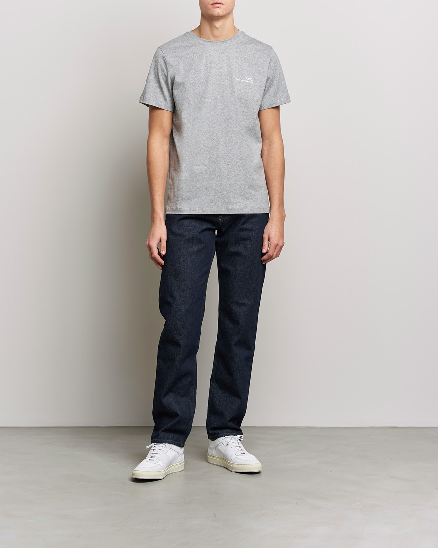 Homme | T-shirts | A.P.C. | Item Short Sleeve T-Shirt Heather Grey