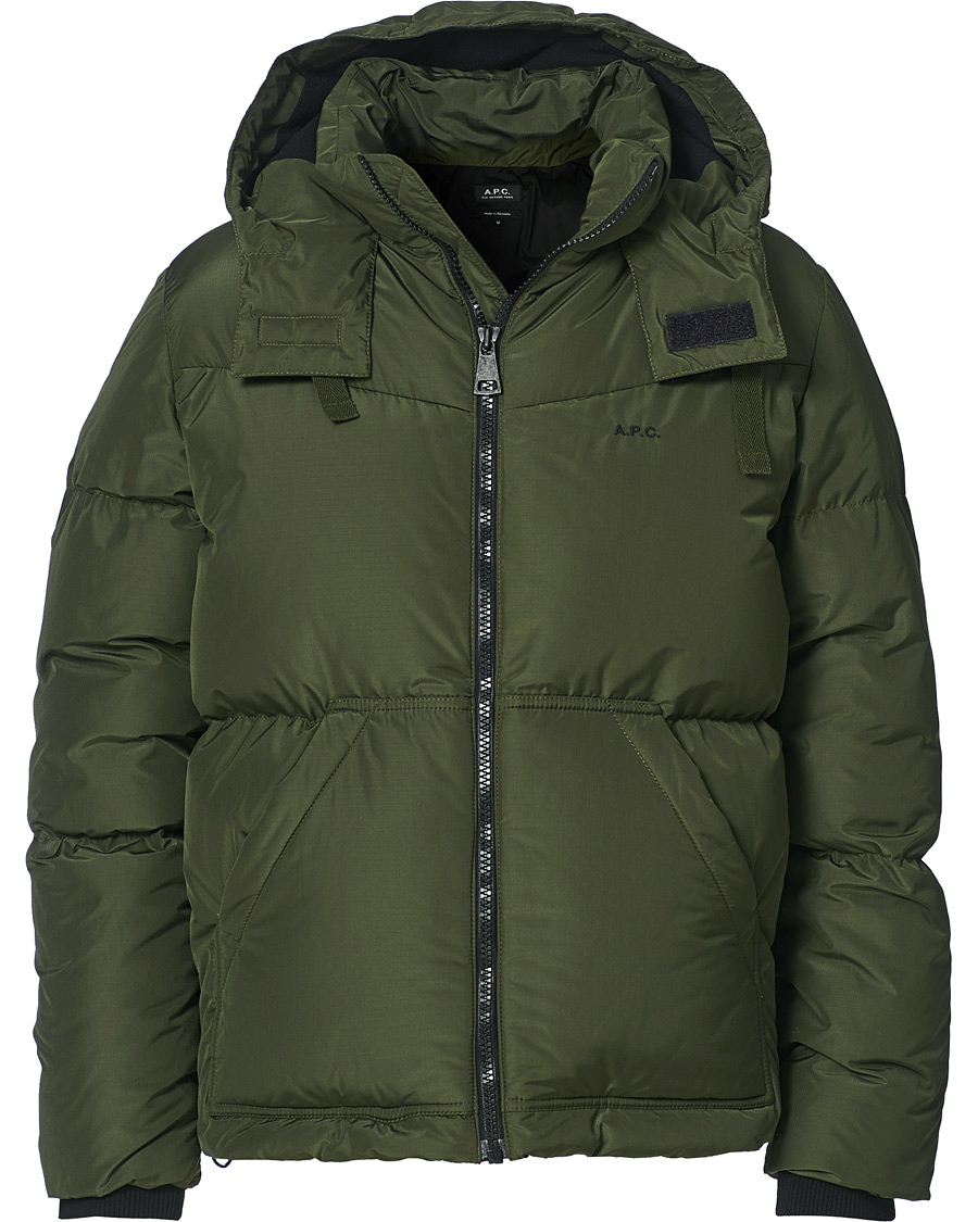 Homme | Manteaux Et Vestes | A.P.C. | Down Puffer Jacket Dark Green