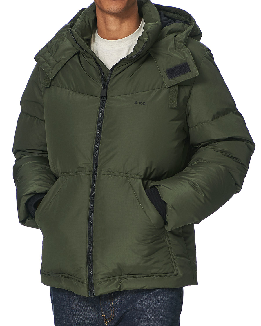 Homme | Manteaux Et Vestes | A.P.C. | Down Puffer Jacket Dark Green