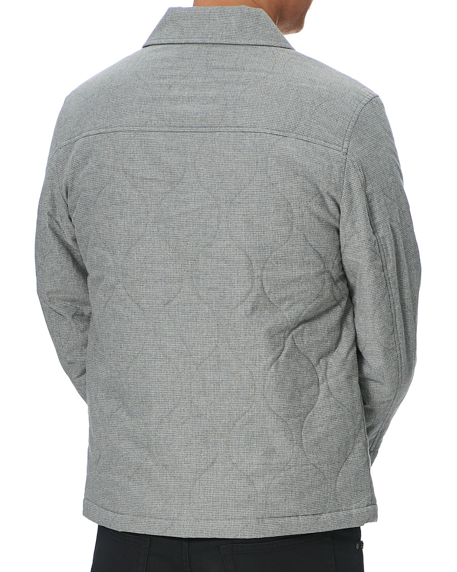 Heren | Jassen | Calvin Klein | Two Tone Light Padded Shirt Jacket Grey Heather