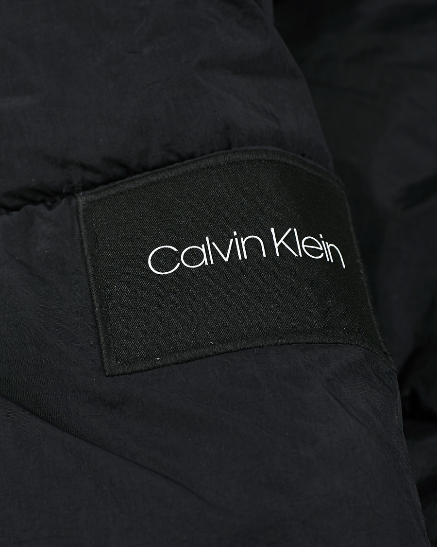 Homme | Manteaux Et Vestes | Calvin Klein | Crinkle Nylon Puffer Parka Black