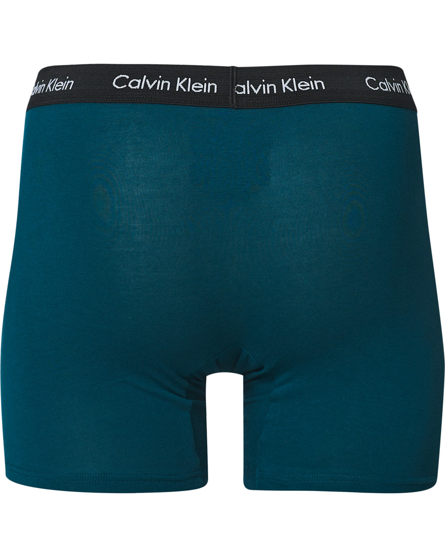 Heren | Ondergoed | Calvin Klein | Cotton Stretch 3-Pack Boxer Breif Green/Navy/Red