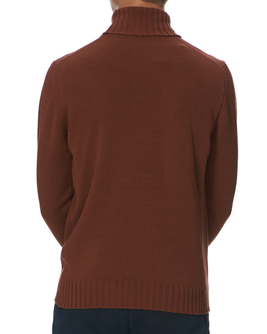 Homme | Pulls Et Tricots | Piacenza Cashmere | Cashmere Crew Neck Sweater Rust