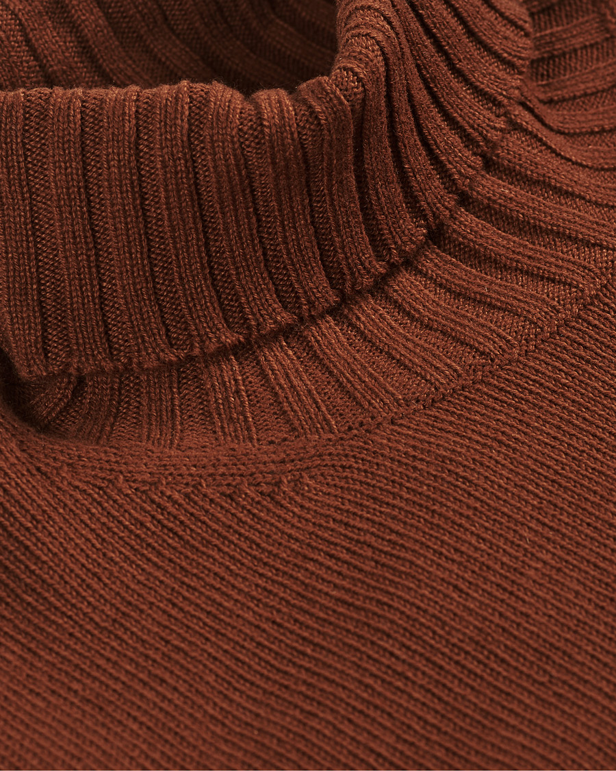 Homme | Pulls Et Tricots | Piacenza Cashmere | Cashmere Crew Neck Sweater Rust