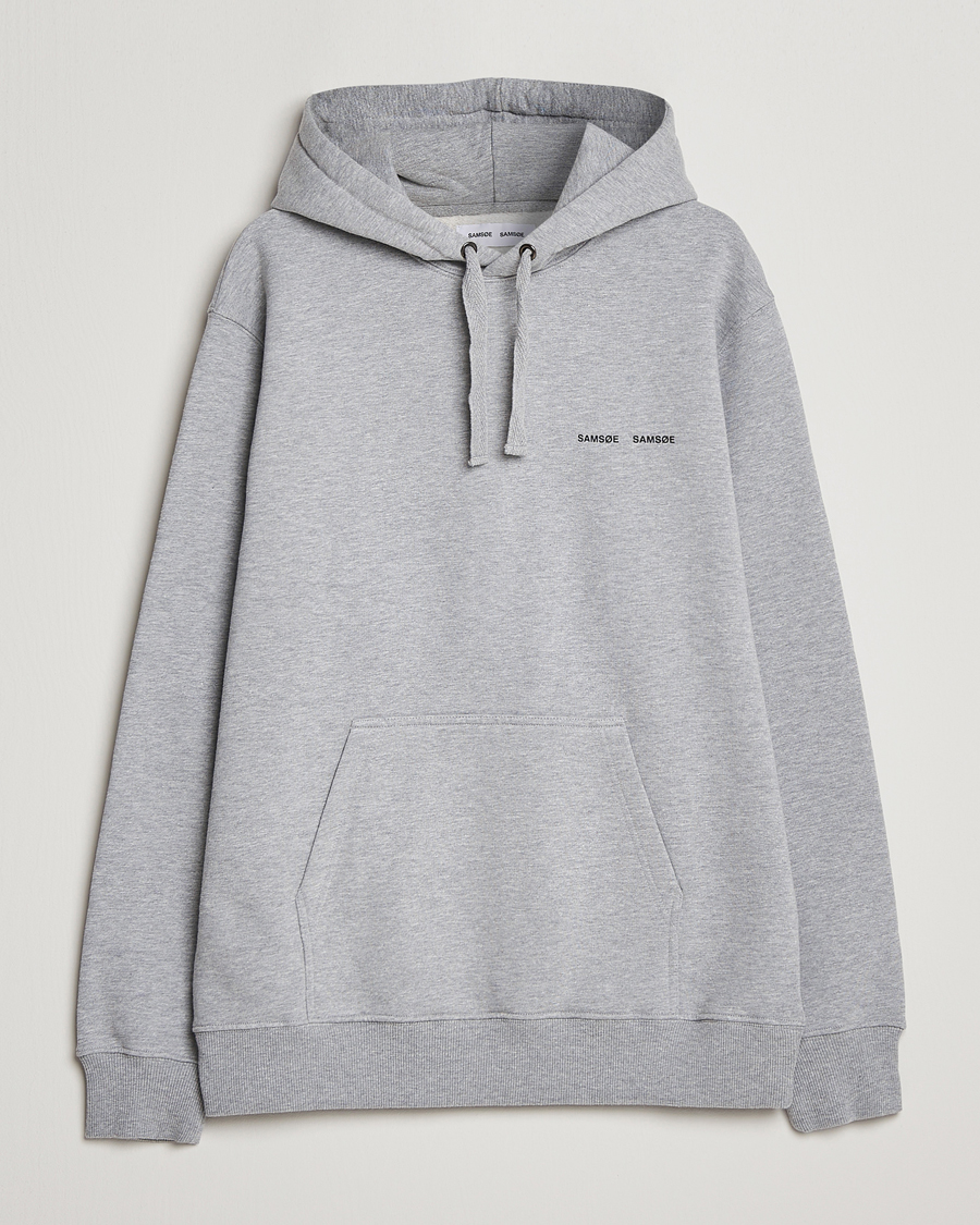 Heren | Truien | Samsøe Samsøe | Norsbro Hoodie Grey Melange