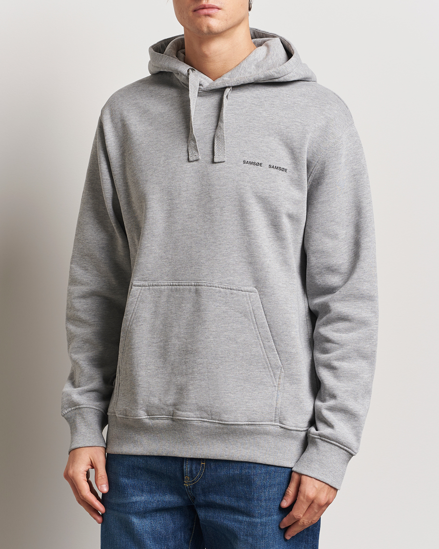 Heren | Truien | Samsøe Samsøe | Norsbro Hoodie Grey Melange