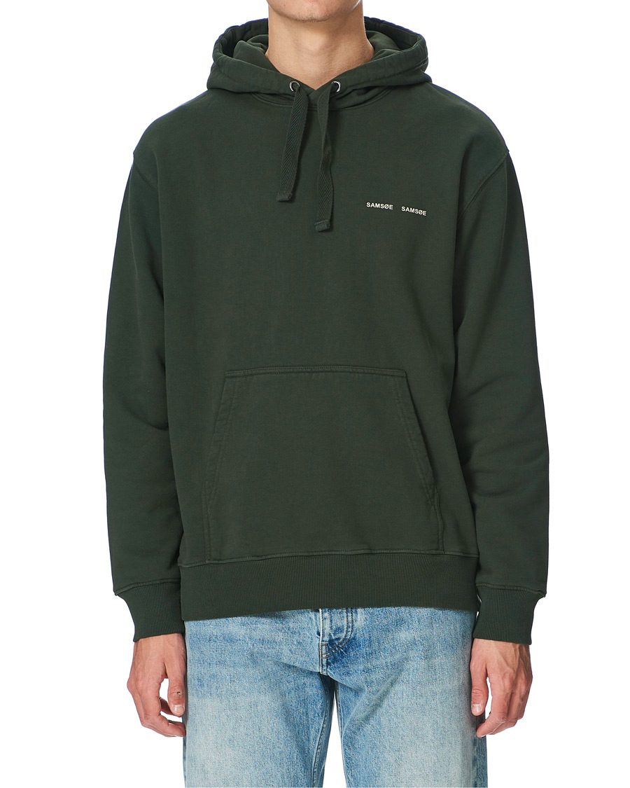 Homme | Pulls Et Tricots | Samsøe Samsøe | Samsøe & Samsøe Norsbro Hoodie Kambu Green