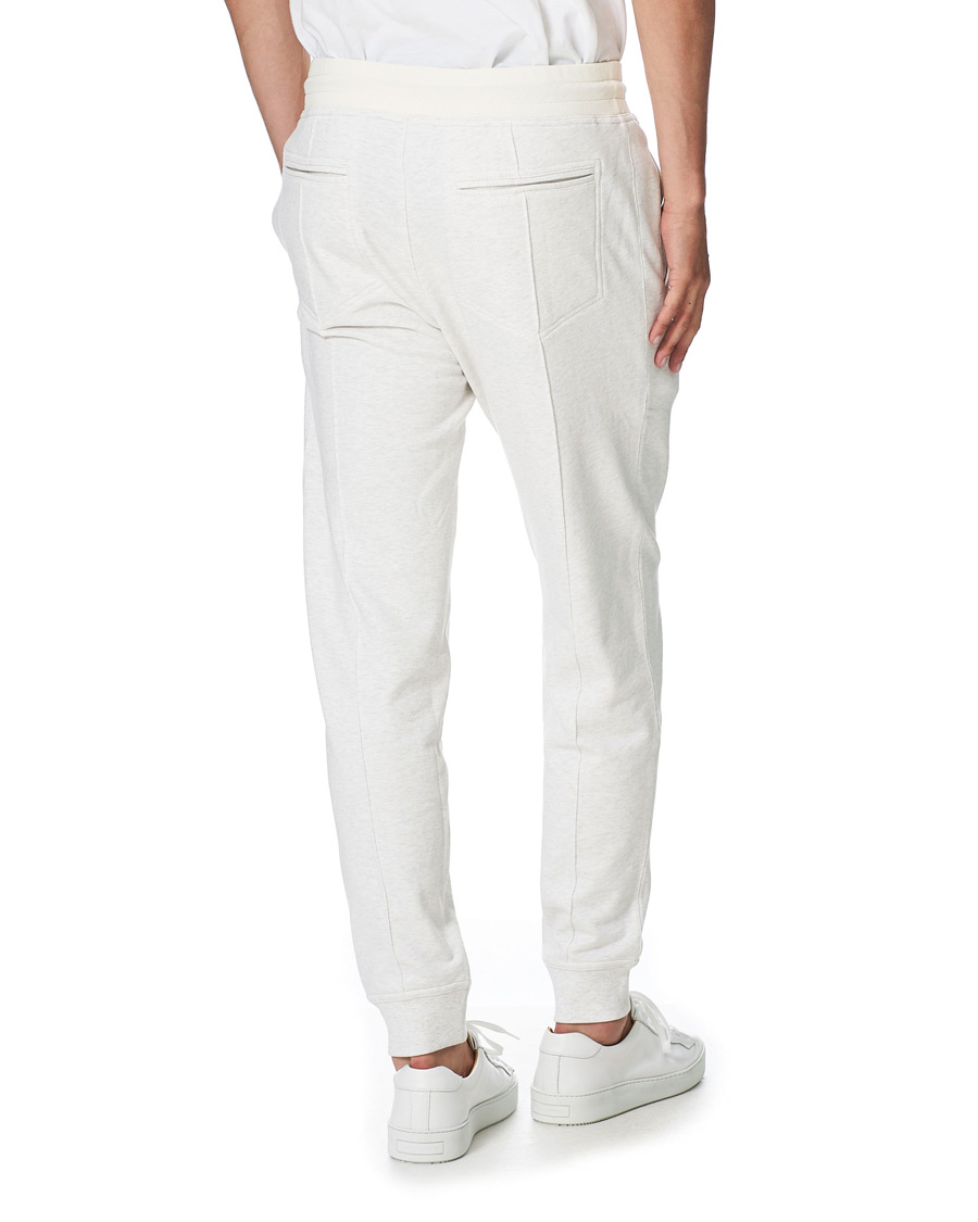 Homme | Pantalons | Brunello Cucinelli | Soft Fleece Cotton Jogging Pants Off White