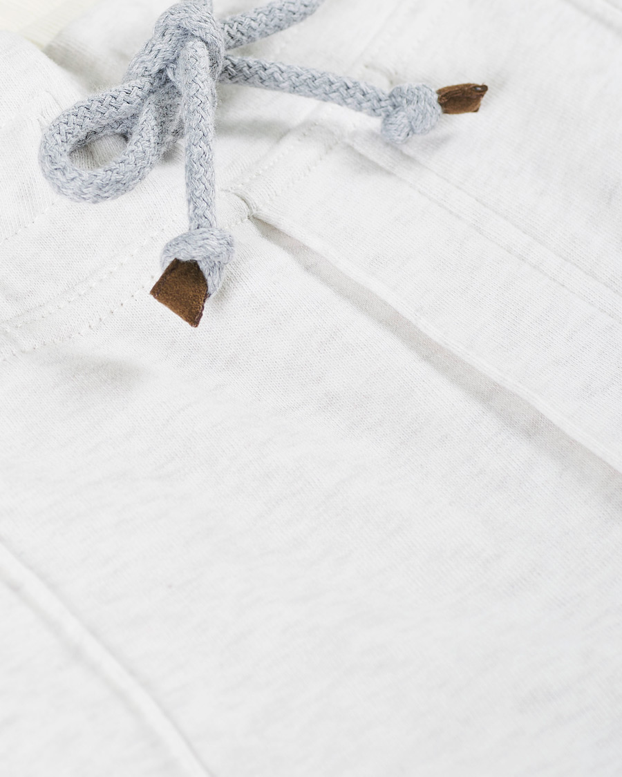 Homme | Pantalons | Brunello Cucinelli | Soft Fleece Cotton Jogging Pants Off White