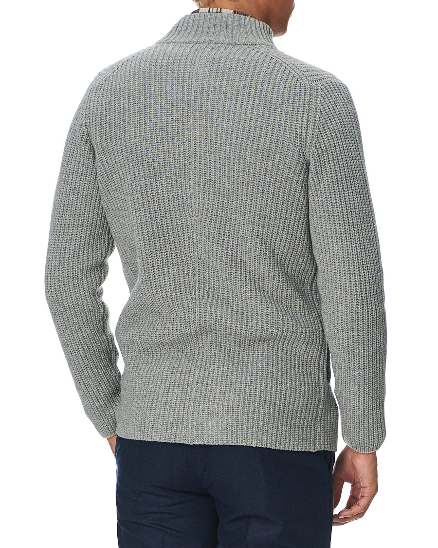 Homme | Pulls Et Tricots | Brunello Cucinelli | Double Breasted Cashmere Cardigan Jacket Grey Melange