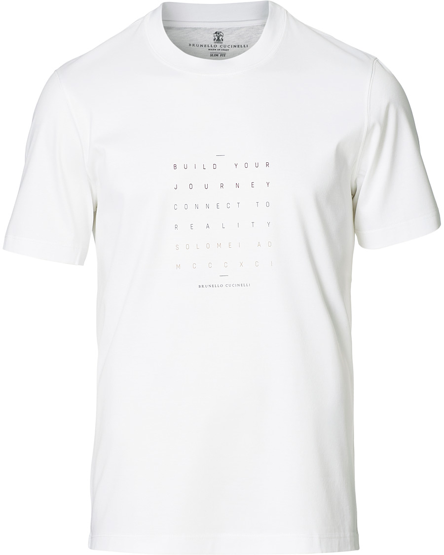 Homme | T-shirts | Brunello Cucinelli | Journey Short Sleeve T-Shirt White