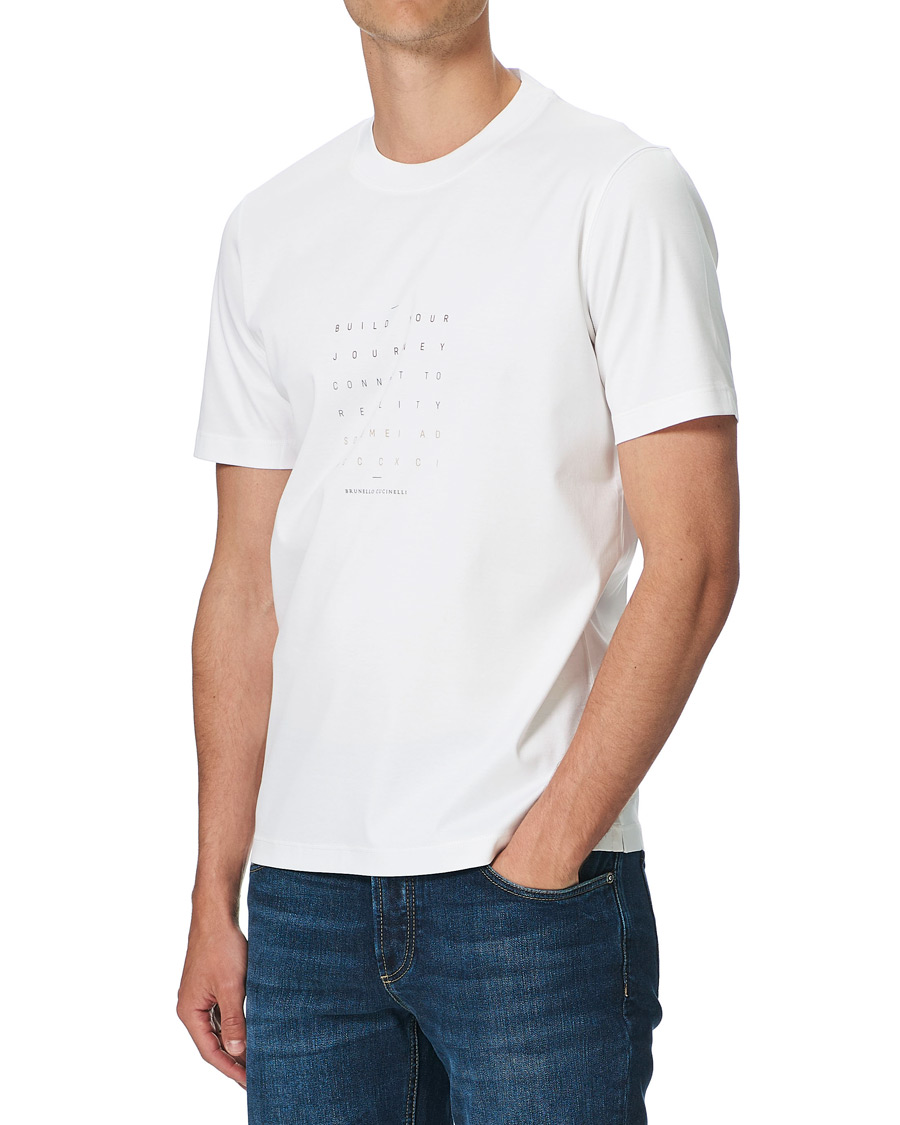 Homme | T-shirts | Brunello Cucinelli | Journey Short Sleeve T-Shirt White