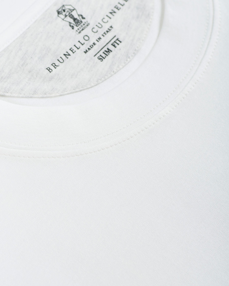 Homme | T-shirts | Brunello Cucinelli | Journey Short Sleeve T-Shirt White