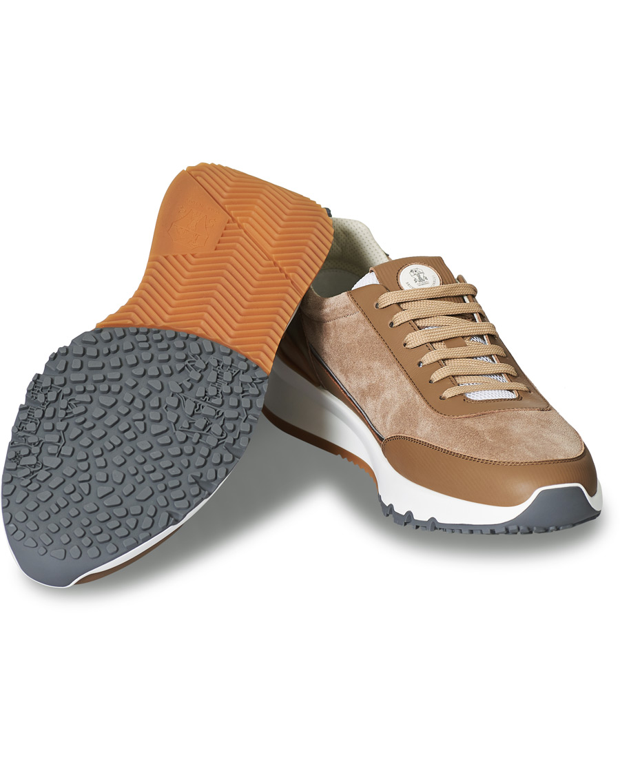 Homme | Brunello Cucinelli Running Sneaker Beige Suede | Brunello Cucinelli | Running Sneaker Beige Suede
