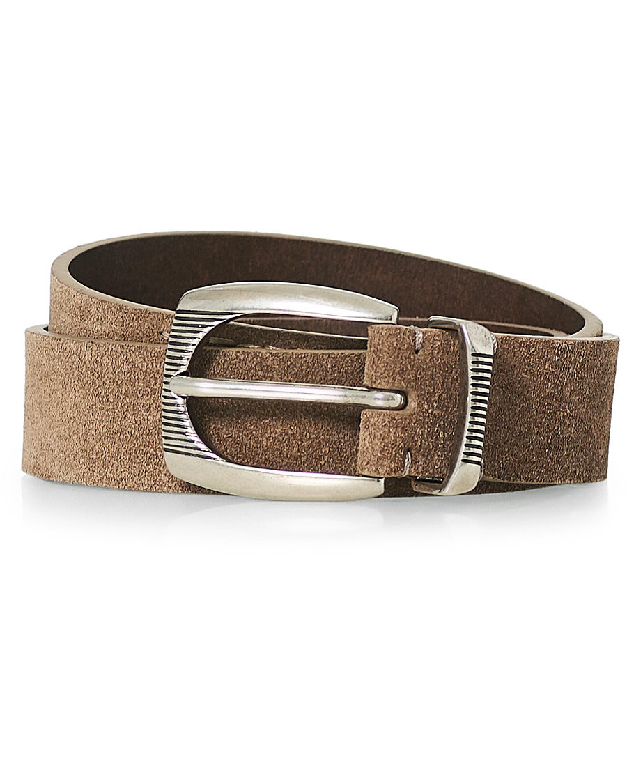 Homme | Brunello Cucinelli Plain Belt Brown Suede | Brunello Cucinelli | Plain Belt Brown Suede