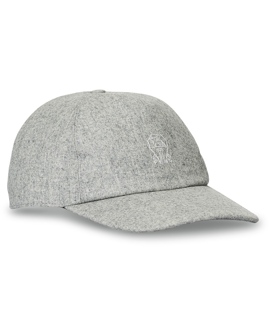 Homme | Brunello Cucinelli Baseball Cap Light Grey | Brunello Cucinelli | Baseball Cap Light Grey
