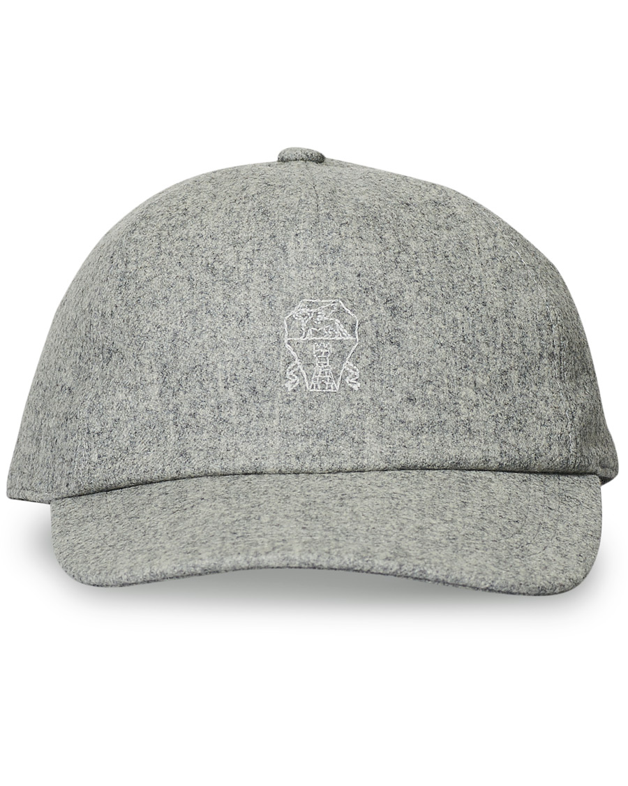 Homme | Brunello Cucinelli Baseball Cap Light Grey | Brunello Cucinelli | Baseball Cap Light Grey