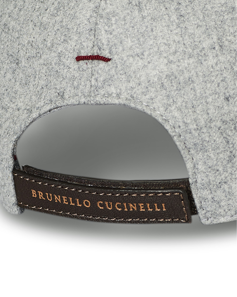 Homme | Brunello Cucinelli Baseball Cap Light Grey | Brunello Cucinelli | Baseball Cap Light Grey