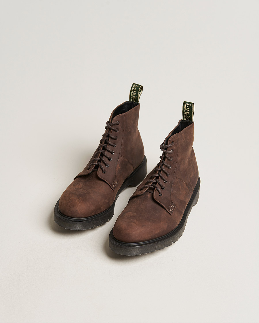 Homme | Loake Shoemakers Niro Heat Sealed Laced Boot Brown Nubuck | Loake Shoemakers | Niro Heat Sealed Laced Boot Brown Nubuck