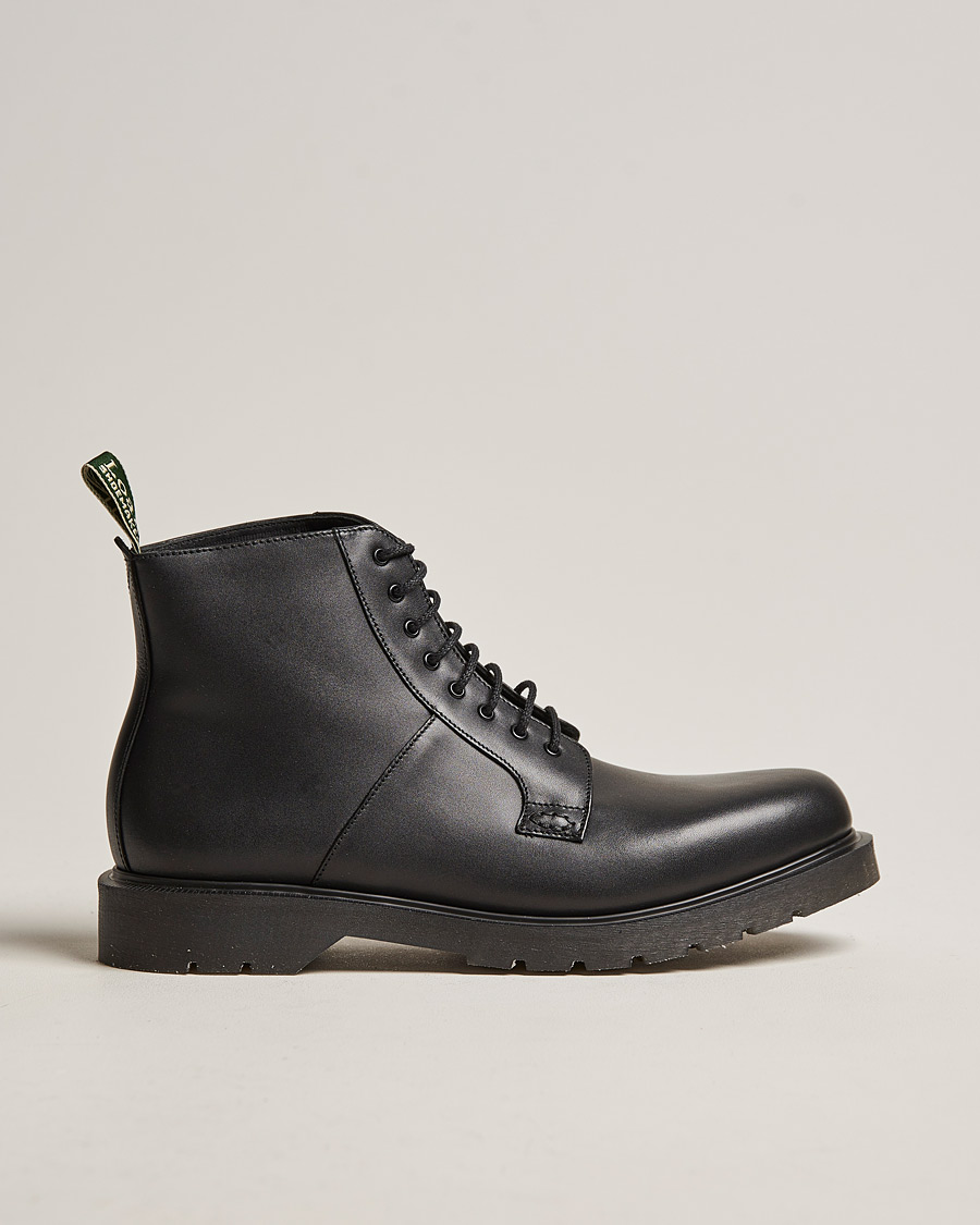 Homme | Loake Shoemakers Niro Heat Sealed Laced Boot Black Leather | Loake Shoemakers | Niro Heat Sealed Laced Boot Black Leather