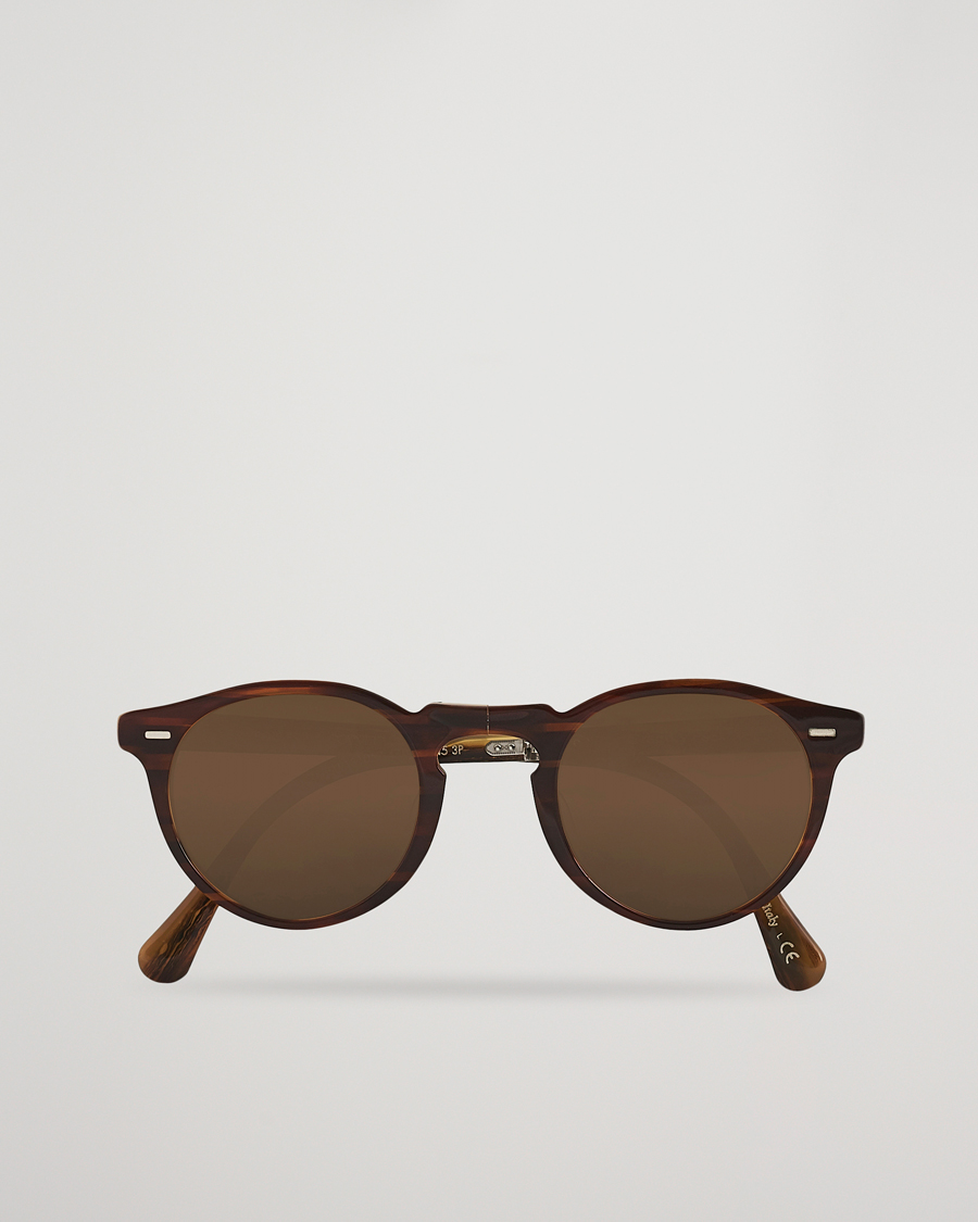 Heren | Oliver Peoples Gregory Peck 1962 Folding Sunglasses Dark Brown | Oliver Peoples | Gregory Peck 1962 Folding Sunglasses Dark Brown