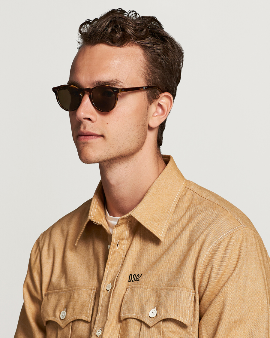 Heren | Oliver Peoples Gregory Peck 1962 Folding Sunglasses Dark Brown | Oliver Peoples | Gregory Peck 1962 Folding Sunglasses Dark Brown