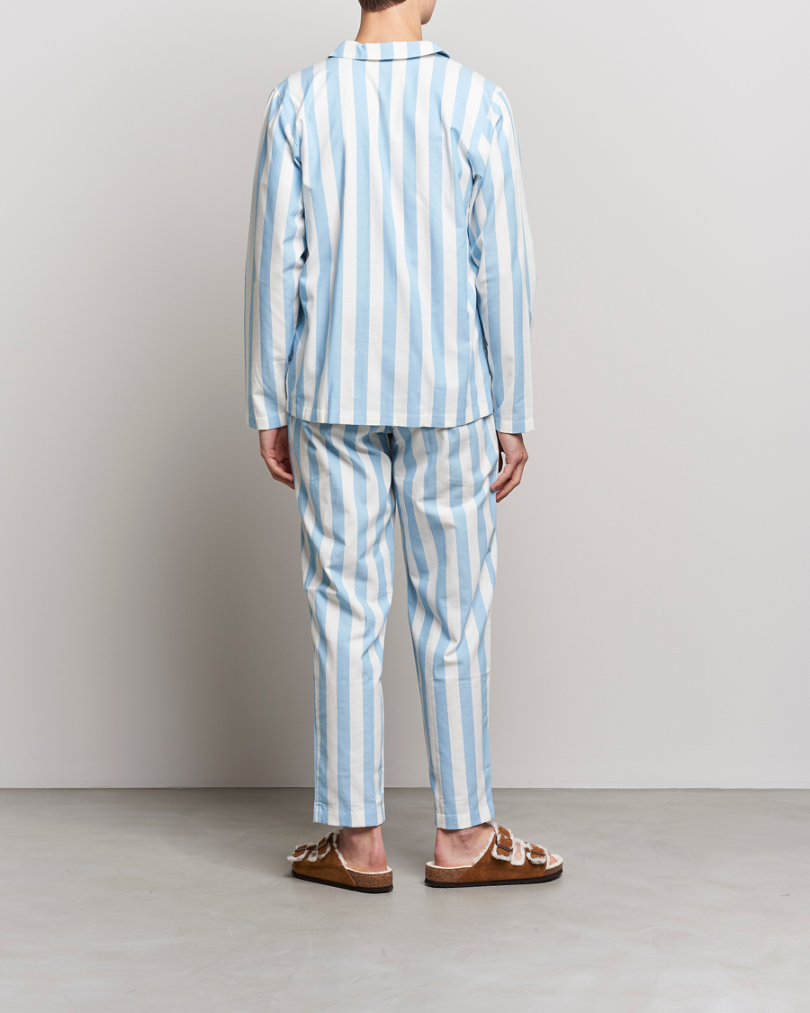 Heren | Pyjama's en gewaden | Nufferton | Uno Striped Pyjama Set Blue/White
