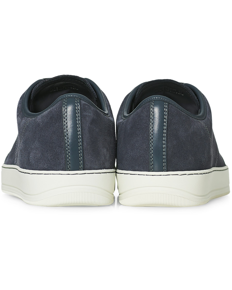 Heren | Lanvin Patent Cap Toe Sneaker Slate Grey | Lanvin | Patent Cap Toe Sneaker Slate Grey