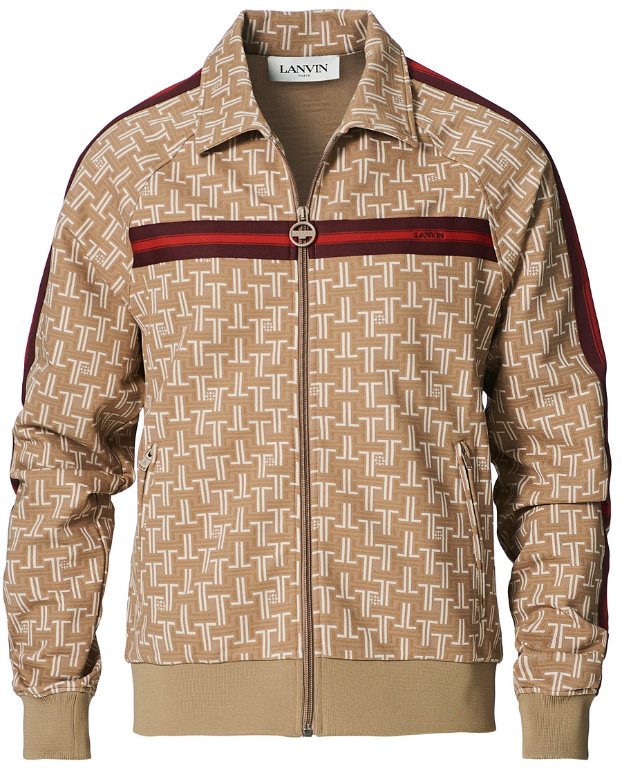 Homme | Pulls Et Tricots | Lanvin | Monogram Track Sweater Tan