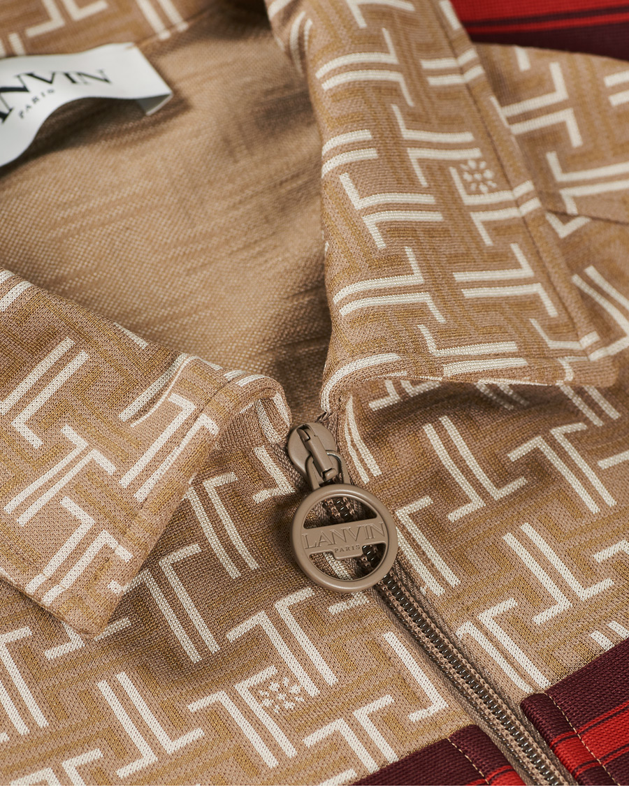 Homme | Pulls Et Tricots | Lanvin | Monogram Track Sweater Tan