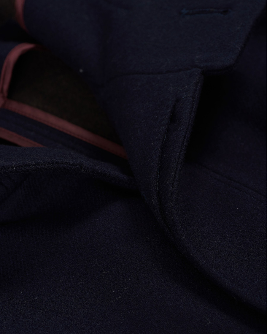 Homme | Manteaux Et Vestes | Canali | Soft Wool Duffelcoat Navy