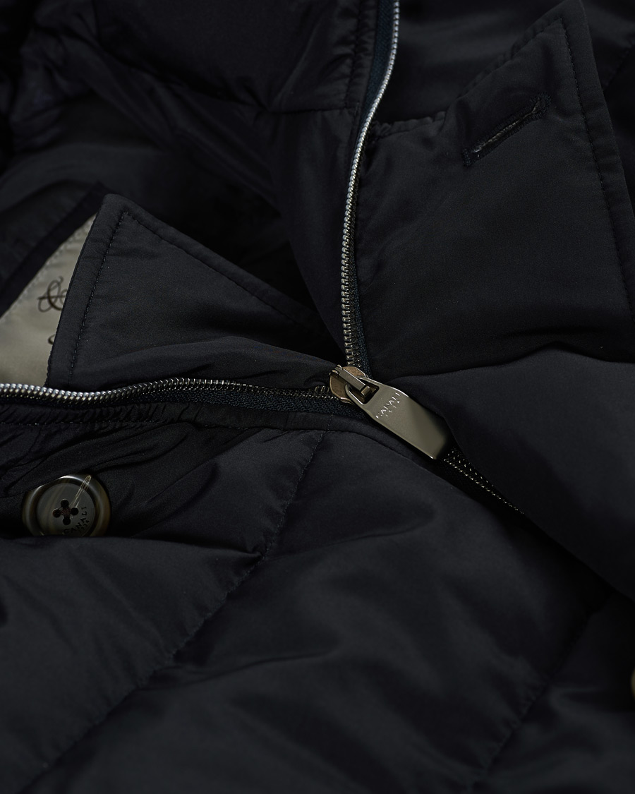 Homme | Manteaux Et Vestes | Canali | Double Breasted Down Jacket Navy