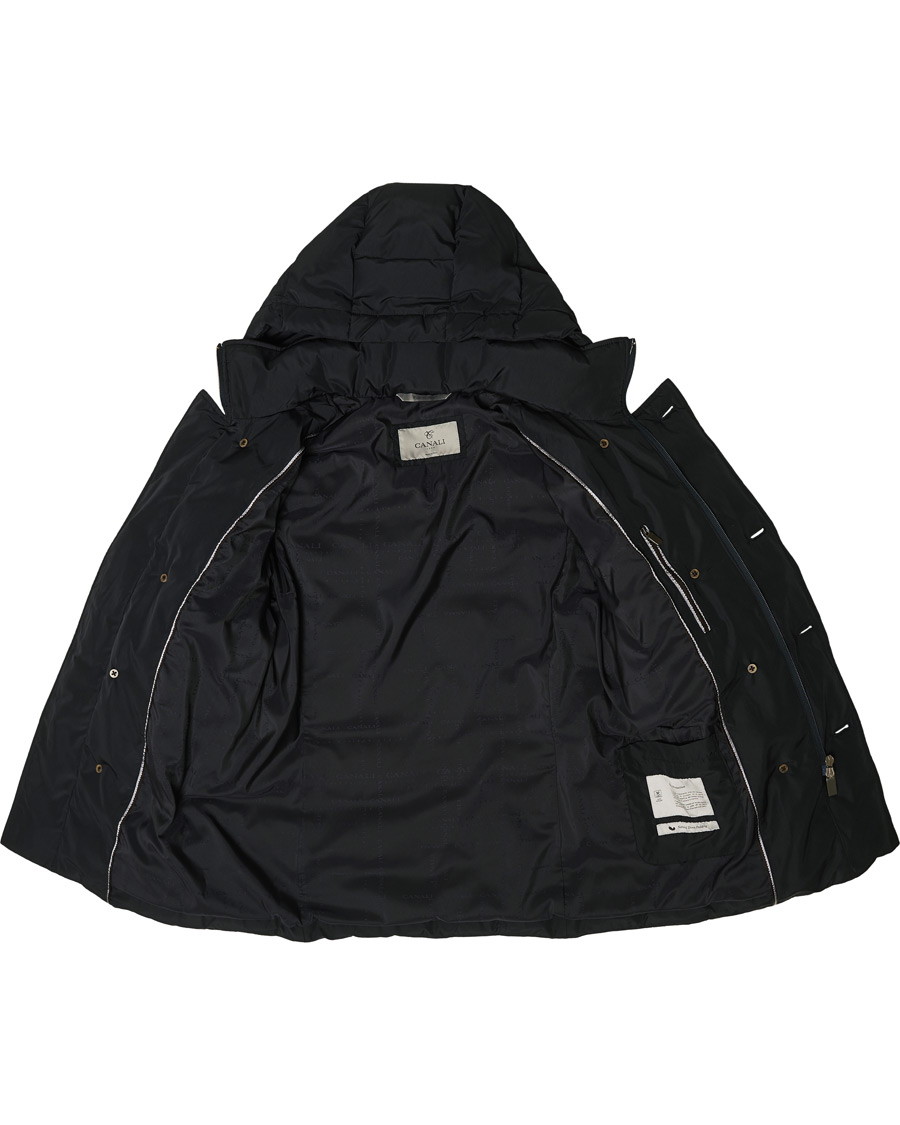 Homme | Manteaux Et Vestes | Canali | Double Breasted Down Jacket Navy