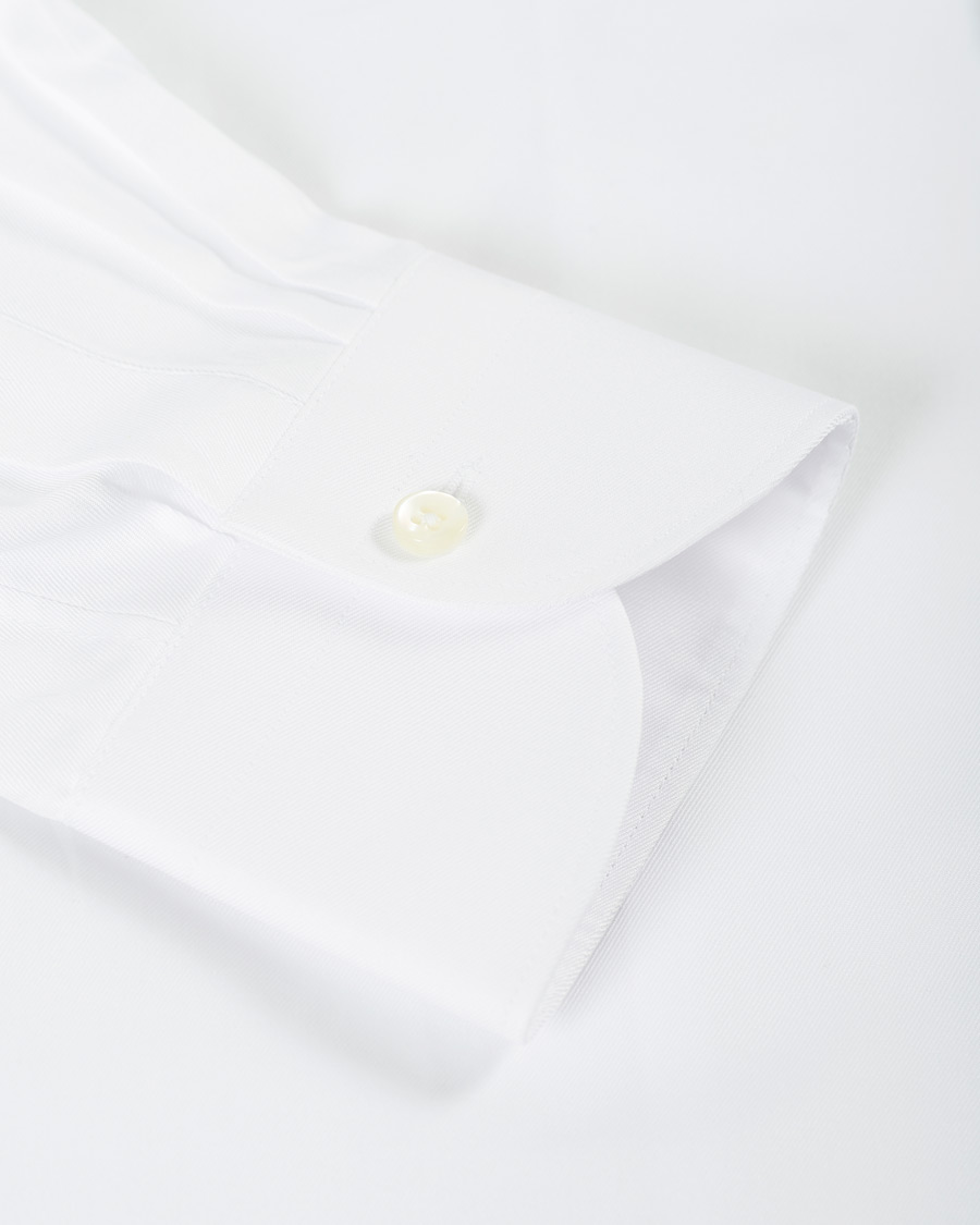 Homme | Chemises | Canali | Slim Fit Cotton Shirt White