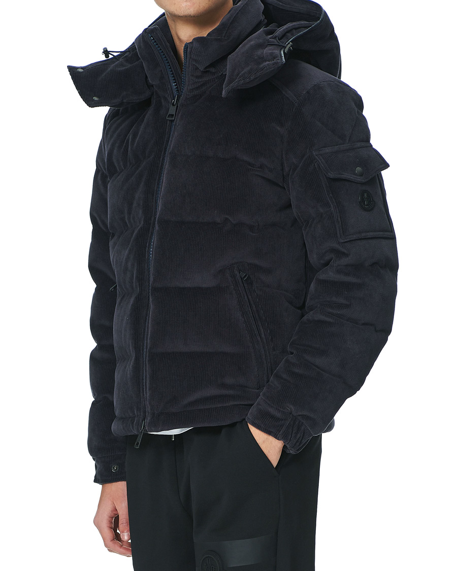 Homme | Manteaux Et Vestes | Moncler | Maya Corduroy Down Jacket Navy