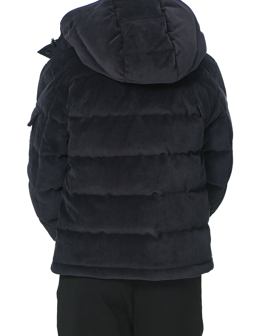 Homme | Manteaux Et Vestes | Moncler | Maya Corduroy Down Jacket Navy