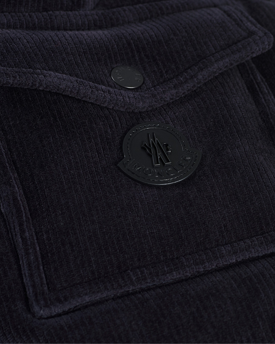Homme | Manteaux Et Vestes | Moncler | Maya Corduroy Down Jacket Navy