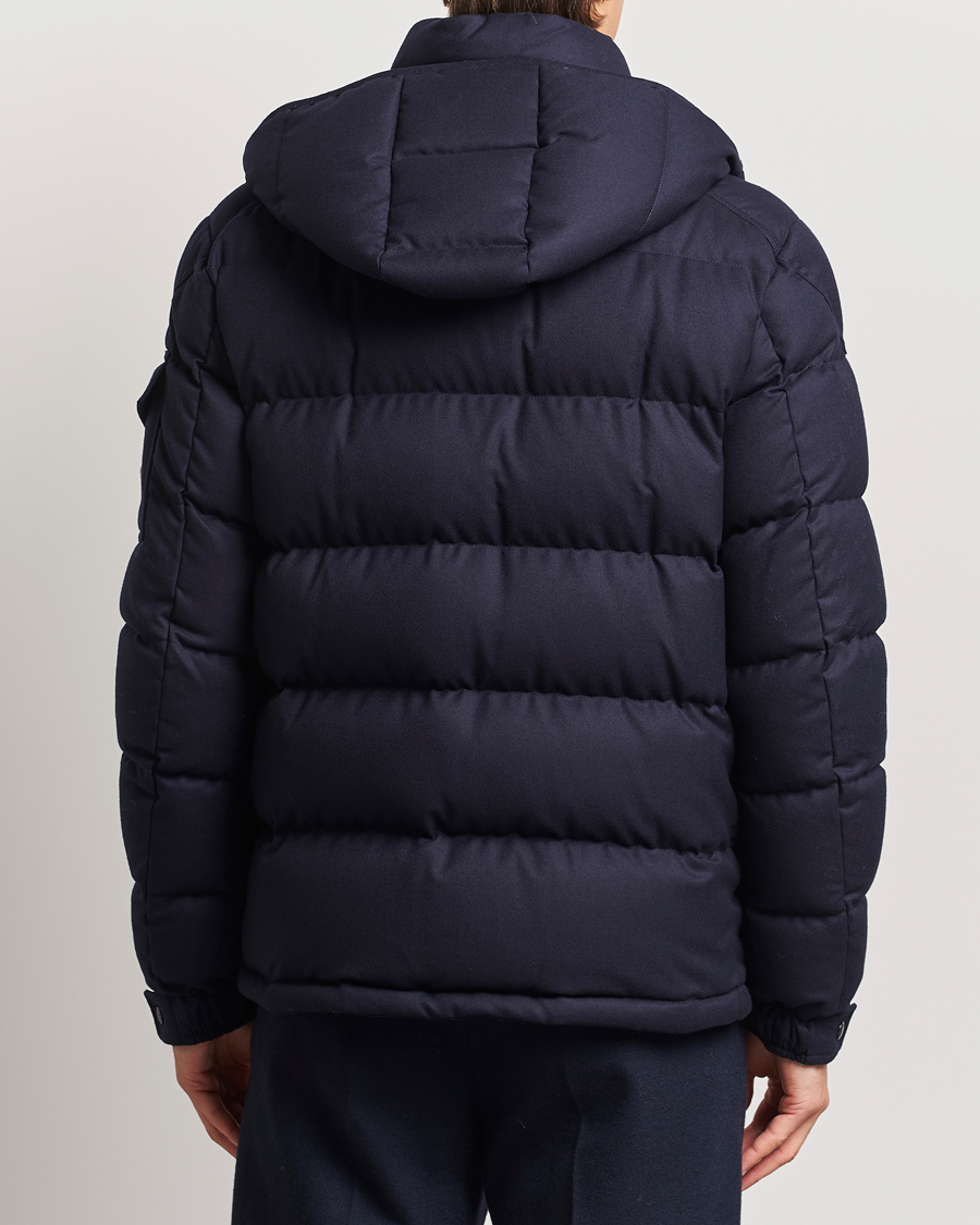 Heren | Jassen | Moncler | Montgenevre Flannel Down Jacket Navy