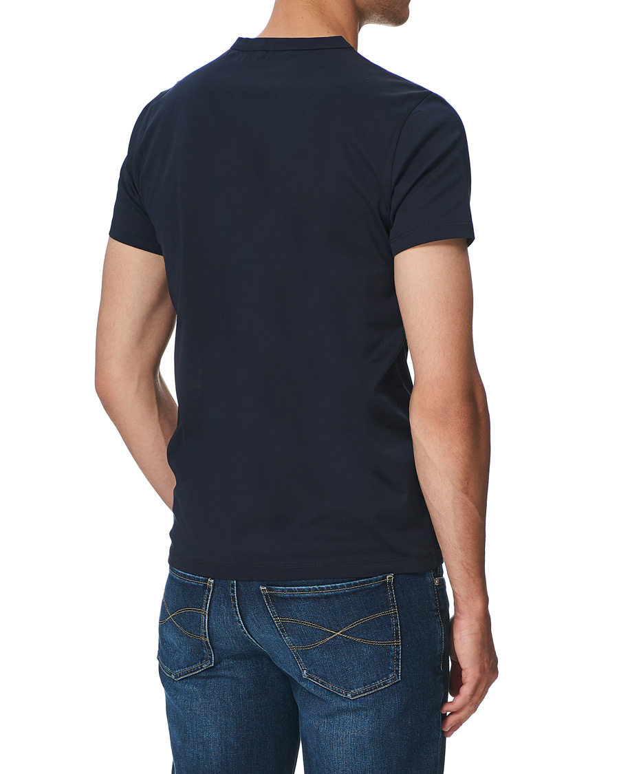 Heren | T-shirts | Moncler | Patch Logo Tee Navy