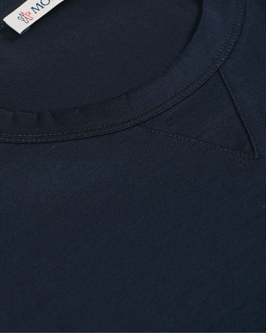 Heren | T-shirts | Moncler | Patch Logo Tee Navy