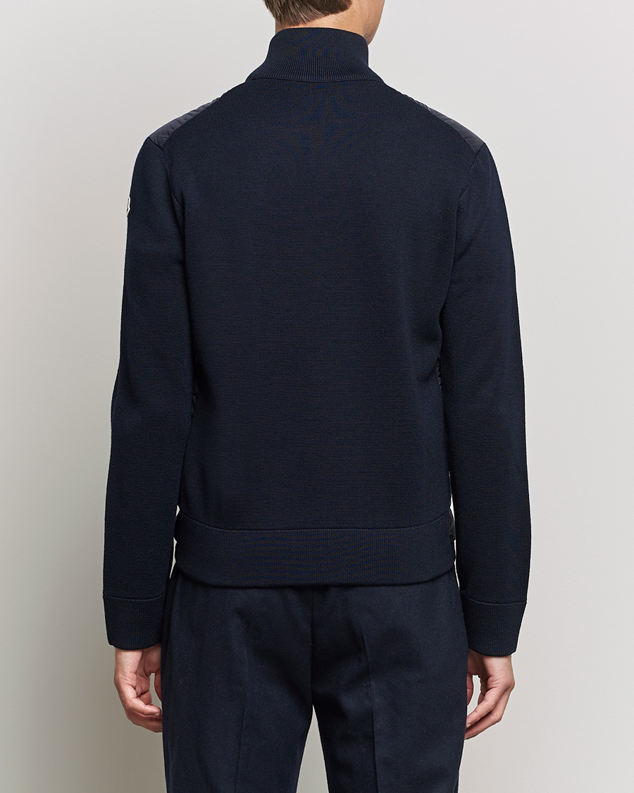 Homme | Pulls Et Tricots | Moncler | Hybrid Zip Sweater Navy