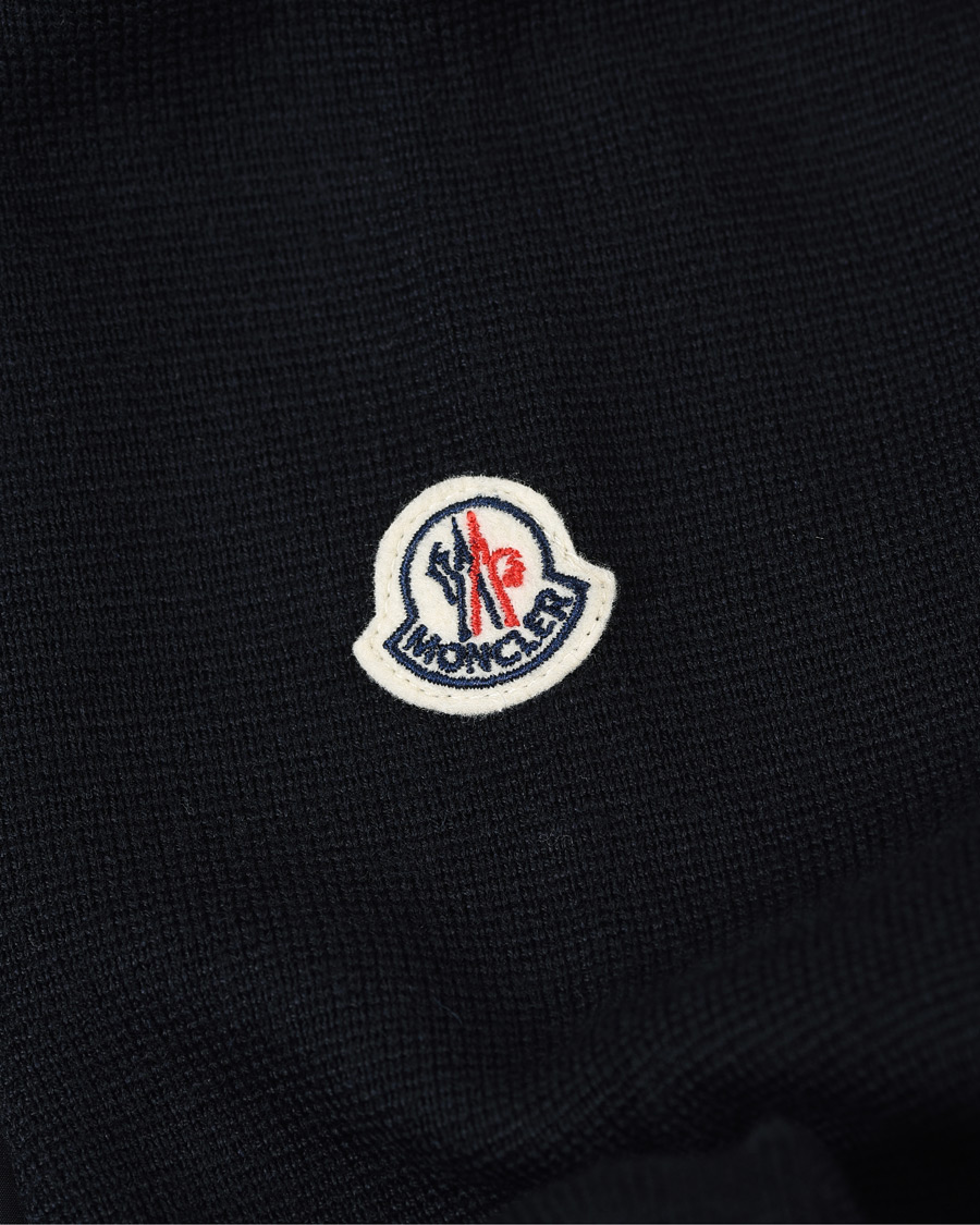 Homme | Pulls Et Tricots | Moncler | Hybrid Zip Sweater Navy