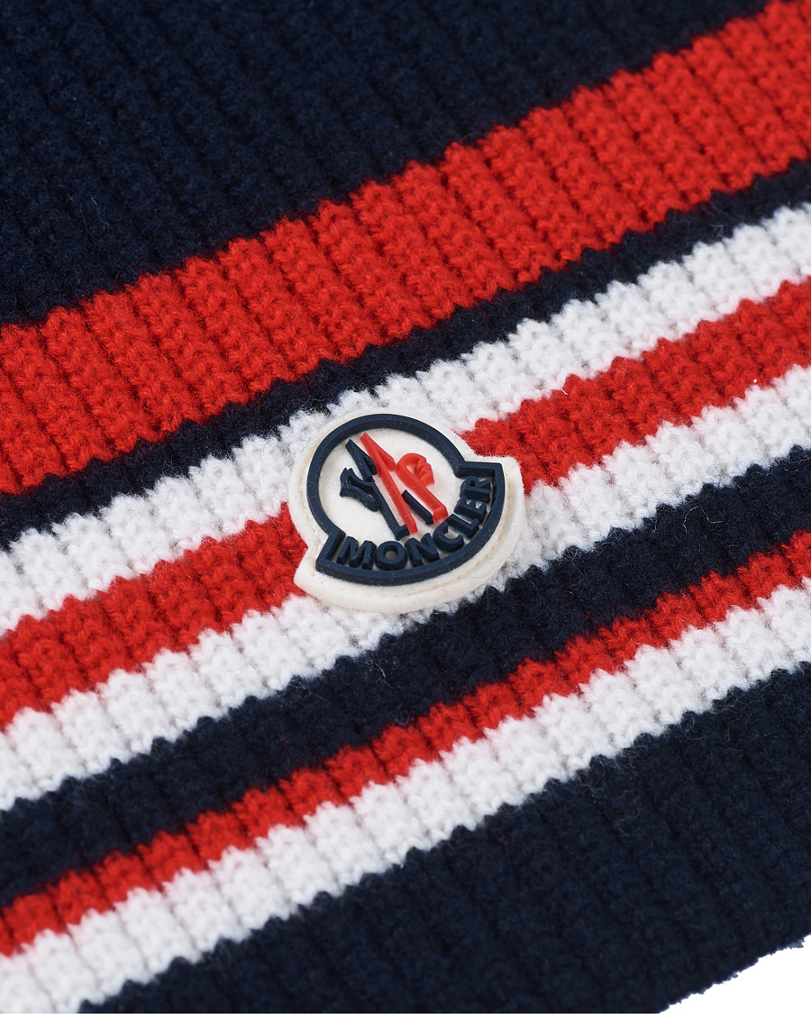 Homme | Moncler Archive Stripe Scarf Navy | Moncler | Archive Stripe Scarf Navy