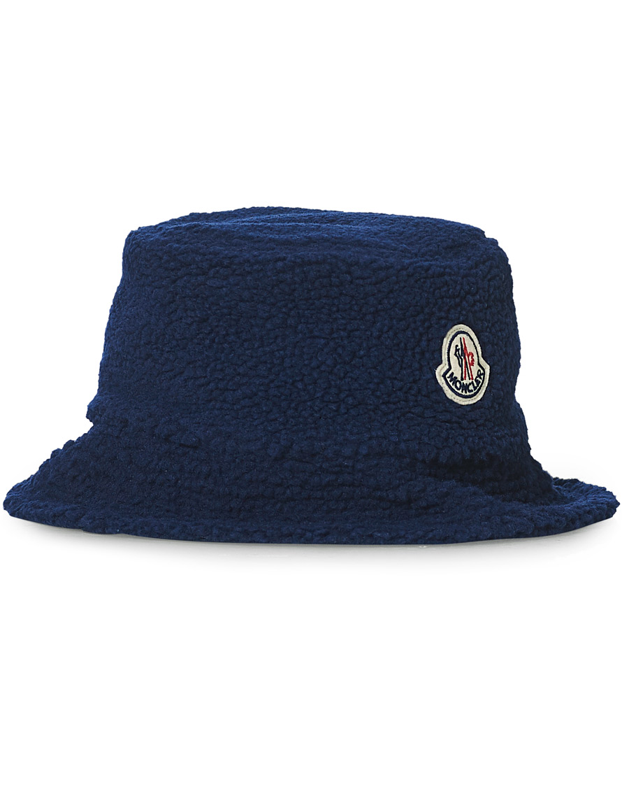 Homme | Moncler Teddy Bucket Hat Dark Blue | Moncler | Teddy Bucket Hat Dark Blue