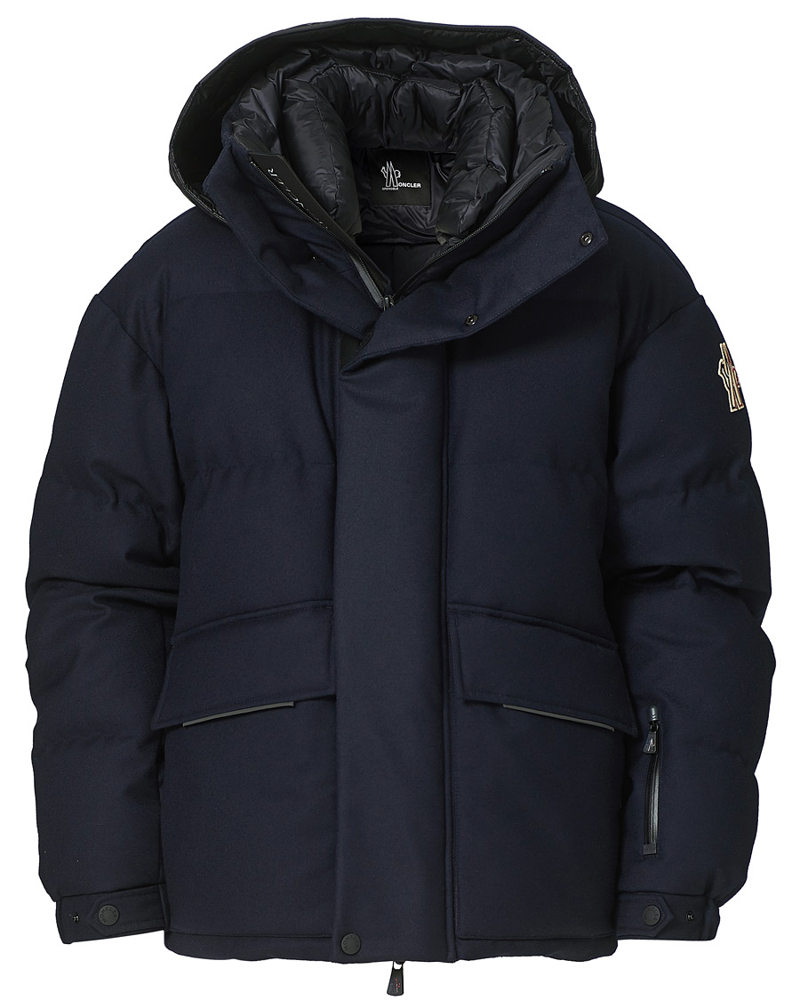 Homme | Manteaux Et Vestes | Moncler Grenoble | Gressan English Flannel Down Jacket Navy